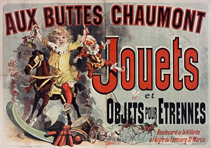 Aux Buttes Chaumont - Poster