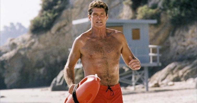 David Hasselhoff em Baywatch